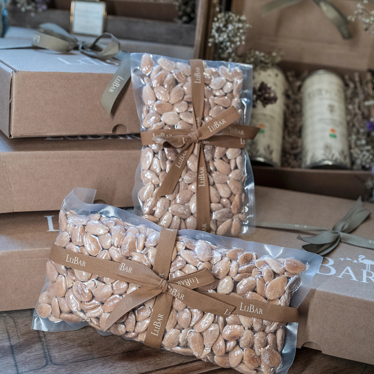 Blanched, Toasted, and Salted Almonds
